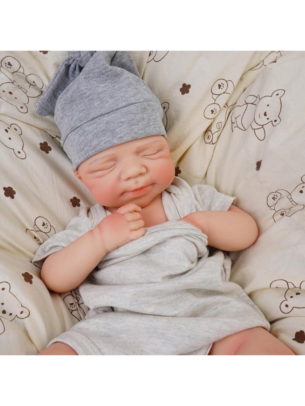 20 Inch Boy Skin & Vessels Realistic Blood Silicon Body Reborn Baby Doll For Kid